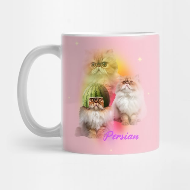 Cute & Funny Persian Cat by Tip Top Tee's
